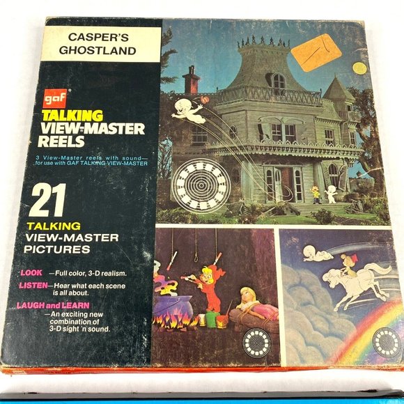 Talking View-Master Caspers Ghostland Wendy Good Witch 2 Reel Set Missing Reel 1 - Picture 6 of 10